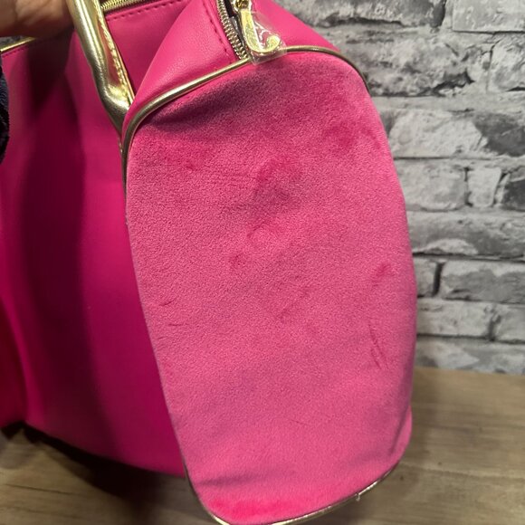 Juicy Couture Mini Duffle Pink & Gold W/Tag (Minor Scuffs) - Picture 9 of 16